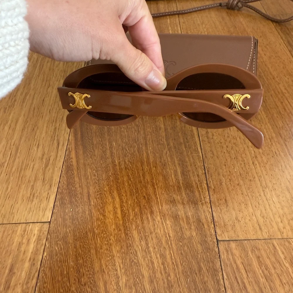 Céline Triomphe 01 Sunglasses in acetate - Picture 6 of 15